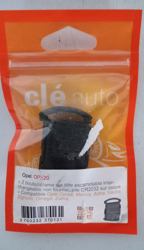 Coque clé boutons ope20 - de, 2