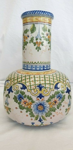 Vase nevers décor floral - nevers,,