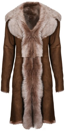 Femmes peau mouton manteau - de,