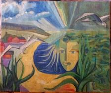 huile sur toile Jean LALLEMAND