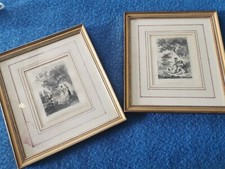 Lot de 2 gravures Fragonard