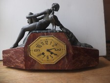 PENDULE ART DECO - Femme et