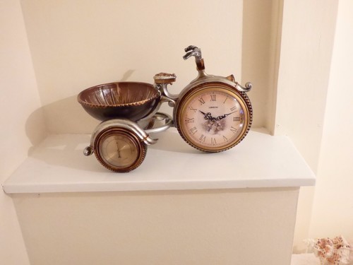 Horloge manteau tricycle - horloge,