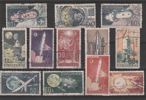 Tchecoslovaquie lot timbres - 12,
