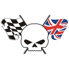 Sticker plastifié SKULL UNION