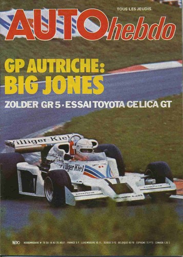 Auto hebdo 08 - auto, 16/08/1977