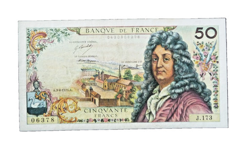 Billet francs racine - 50,