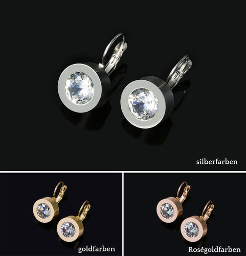 Acier inox boucles oreilles - acier,