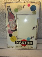 Plaque Tôle Menu Martini Apéritif a base de vin