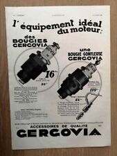 Bougies GERGOVIA + cireuse ELECTROLUX - Publicité de 1931 - 1741