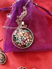 Ensemble Bijoux Vintage Motif Papillons