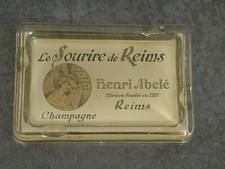 Cendrier Champagne HENRI ABELE le Sourire de Reims