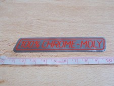 Autocollant Cyclisme - BMX - 100% CHROME-MOLY