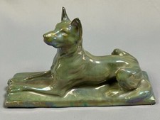 GRES de RAMBERVILLERS, (CERAMIQUE) CHIEN BERGER ALLEMAND par Charles VIRION