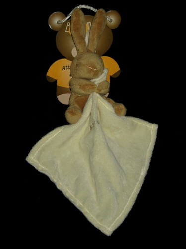 Doudou lapin marron - lapin,