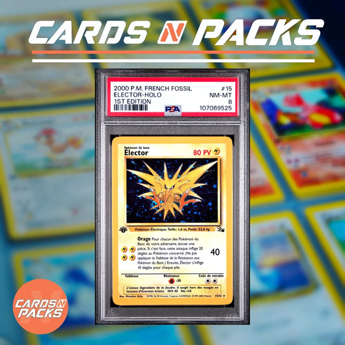 Carte pokemon électhor 62 - carte, 15/62