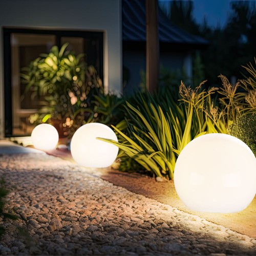 Lampe boule solaire led - à,