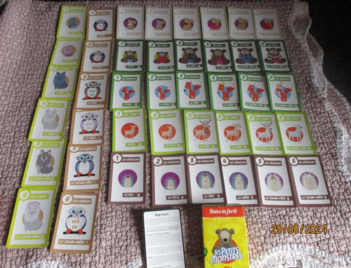Ancien jeu carte - ancien, de