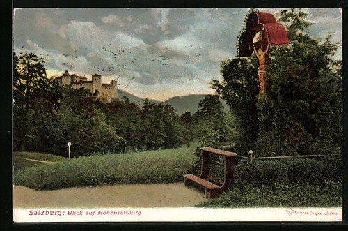 Salzbourg vue croix du - salzbourg,, de