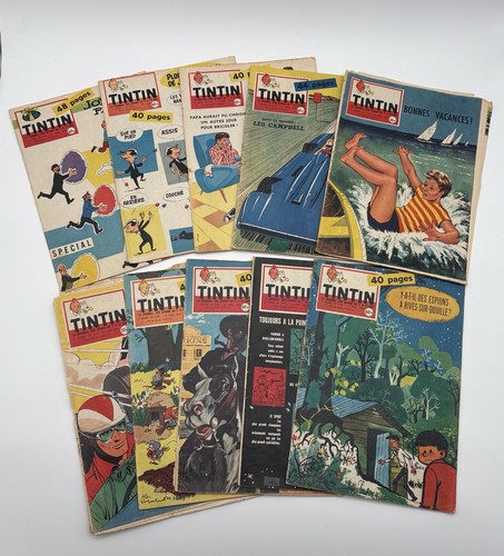 Lot journaux tintin - lot, 10