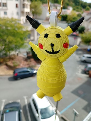 Handmade pikachu paper - pikachu,