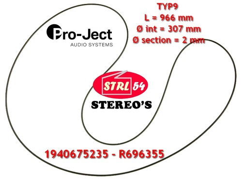 Courroie platine pro ject - courroie, pro-ject