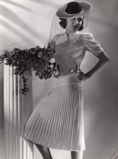 Anny Blatt Fashion Model Paris old Vigneau Photo 1935