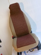 Adapté À Fiat Ducato 2009 Camping-Car, Siège Housses, Chocolat Chevrons MH-227