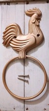 Rooster Towel Ring Loop Hanger