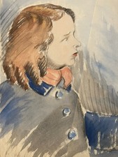 Dessin Gouache Sur Papier