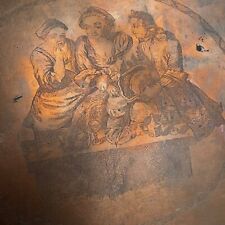 Ancienne Plaque De Gravure En