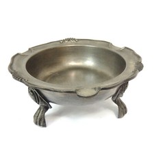 CENDRIER SUR PIEDS EN ETAIN