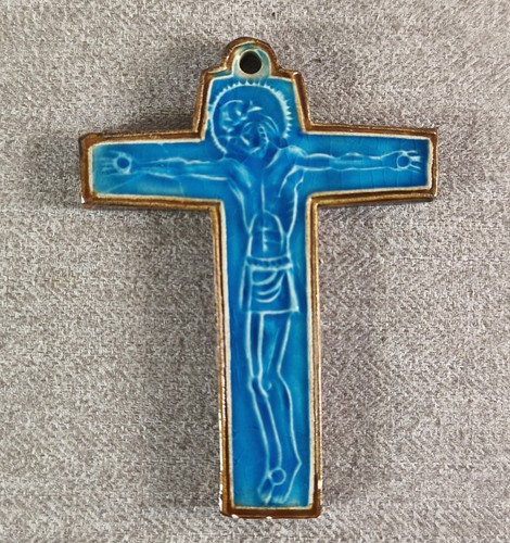 Belle croix pendentif plaque - belle,