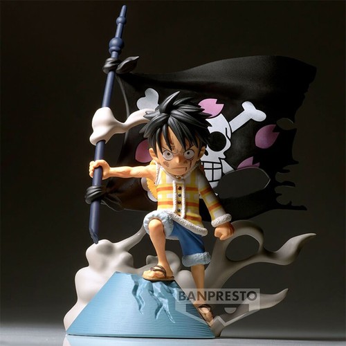 Figurine monkey luffy one - figurine, d.
