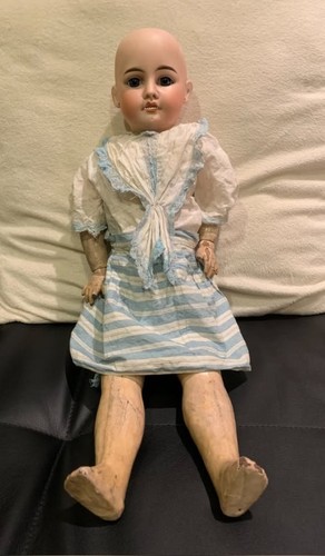 Poupée jumeau ancienne - jumeau, bouche