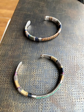 2 Bracelets Joncs signé GAS