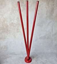 Porte-Serviette Vintage en Métal Rouge – Style Industriel