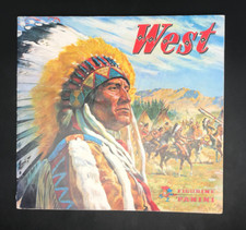 WEST - HISTOIRE VRAIE DES INDIENS - ALBUM PANINI COMPLET - 1976 ( BON ETAT )