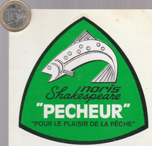 Autocollant c14 pêche - autocollant., c14.