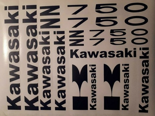 Planche stickers kawasaki - stickers,