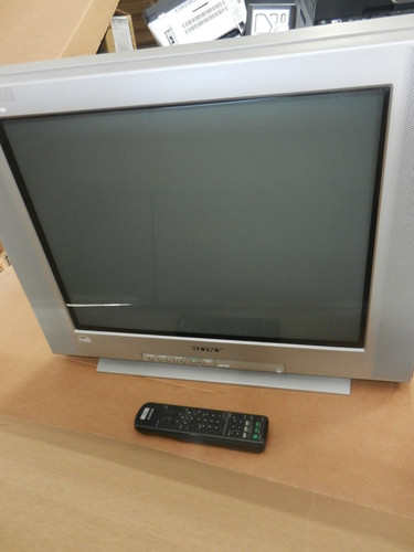 Sony trinitron flat - sony, glass