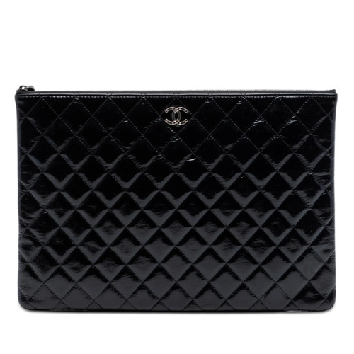 Chanel large matelassé cuir - large,