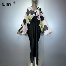 Print Summer Maxi Dress Muslim