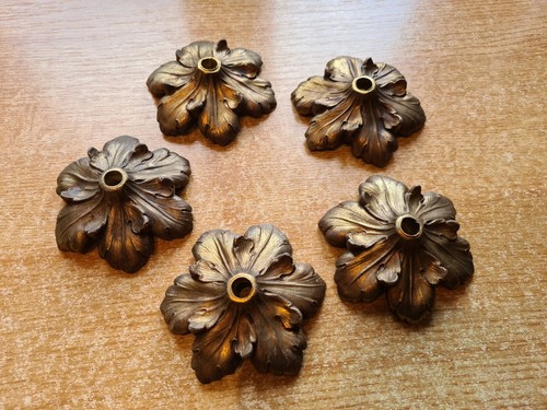 Rosace feuillage bronze - 1, en