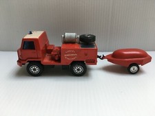SOLIDO Toner Gam N°354 Berliet 4x4 + moto pompe sans boîte 1/50 Camion Pompiers 