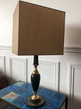 Circa 1960 - Lampe Bureau Design Vintage - Le TANNEUR - Cuir Vert dlg ADNET