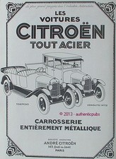 PUBLICITE AUTOMOBILE CITROEN