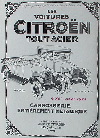 Publicite automobile citroen - publicite,