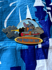 Disney Pin Trading Day Stitch On Rocket Ship 2005 LE 800 