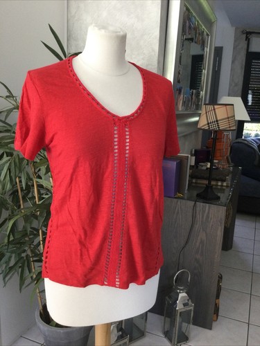 Tee shirt ajouré haut maje - haut,